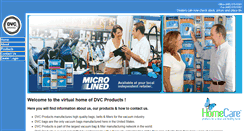 Desktop Screenshot of dvcproducts.net